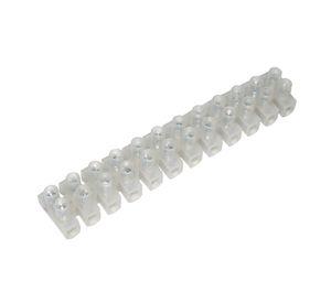 Regleta conexión 4 mm transparente Mec