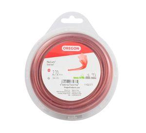 Nylon cortacésped 36 m 2,7 mm estrella rojo Oregon