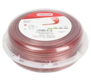 Nylon cortacésped 36 m 2,7 mm estrella rojo Oregon