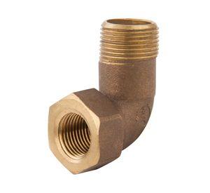 Codo de bronce 1/2 x 3/4 hi he Nibsa