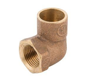 Codo de bronce 1/2 x 3/8 so hi Nibsa