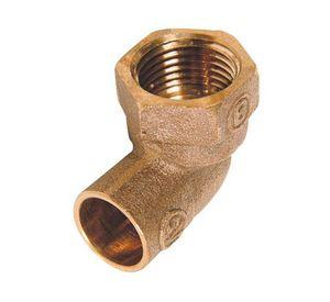 Codo de bronce 3/8 x 1/2 so hi Nibsa