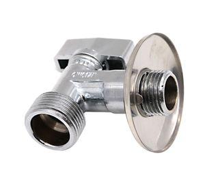 Llave angular bola 1/2 x 3/4'' HEHE cromada Tres.