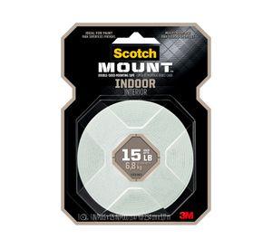 Cinta montaje doble faz Interior 2.54 cm x 3.17 m