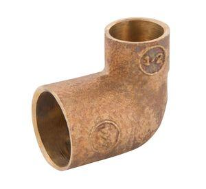 Codo de bronce 3/4 x 1/2 so so Nibsa