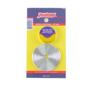 Soldadura 50% estaño con pasta 1 metro Indepp
