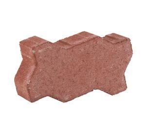 Adocreto liso 11 x 22 x 6 cm europa rojo grau