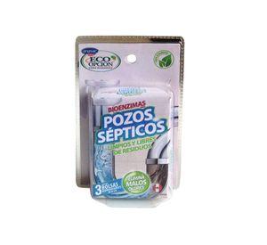 Bioenzimas pozos sépticos 28gr  3 unidades Eco opción