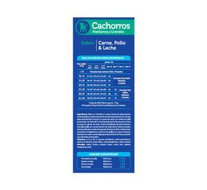 Alimento cachorro 8 kg carne pollo y leche champion dog