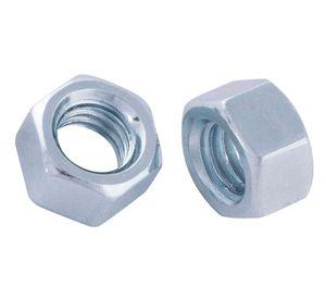 Tuerca hexagonal zincada 3/8 100 unidades Imporper