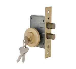Cerrojo embutido simple 1074 bronce Scanavini
