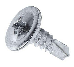 Tornillo autoperforante cabeza Truss con golilla 8 x 3/4'' zincado Imporper