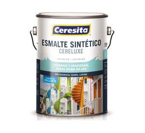 Esmalte sintético 1 galón cereluxe negro brillante ceresita