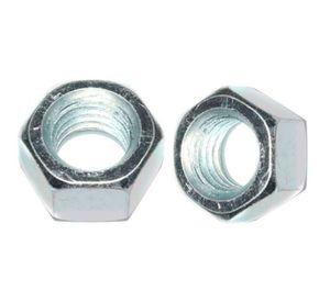Tuerca hexagonal 1/4'' zincado 4 unidades Imporper