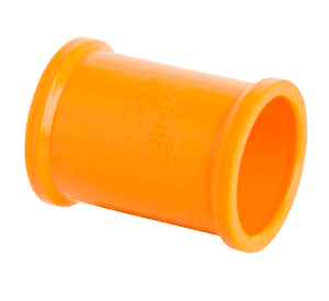 Copla pvc 25 mm conduit naranjo Hoffens