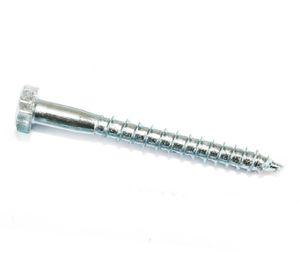 Tornillo Tirafondo 1/4 x 3''zincado2 unidades Imporper.
