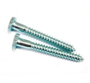 Tornillo Tirafondo 5/16 x 2''zincado 2 unidades Imporper.
