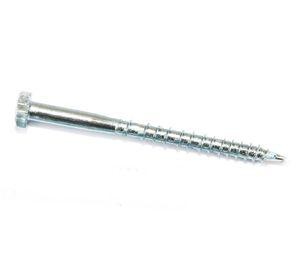 Tornillo tirafondo 1/4 x 5'' zincado bolsa 2 unidades Imporper