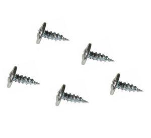 Tornillo autoperforante cabeza Truss con golilla N°8 x 1/2'' zincado 10 unidades
