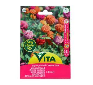 Semilla corriente zinnia lilliput variada desinfectada x2 g vita