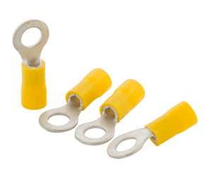 Terminal anillo 6,4 mm amarillo Mec