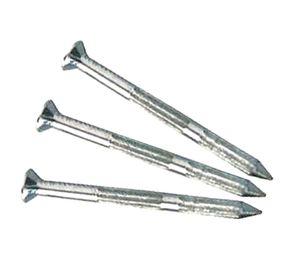 Clavo acero temp. estriado 2.7x50 10 unidades. aluminio. Easy Fix