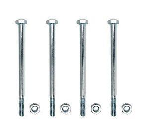 Perno hexagonal 1/4x4’’ con tuerca g2 gris. Vhe