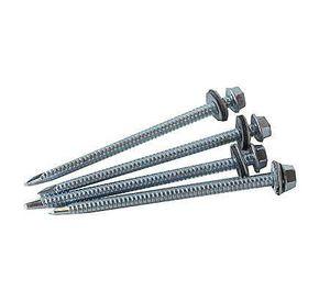 Autoperforante hexagonal con golilla. 1/4 x 4''. Vhe