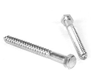 Tirafondo cabeza hexagonal 3/8x3 1/2 zb 2un. Easy Fix