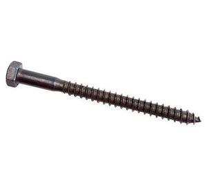Tirafondo 3/8x4 1/2’’ cabeza hexagonal negro. Vhe
