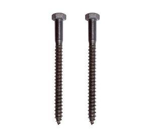 Tirafondo 3/8x4 1/2’’ cabeza hexagonal negro. Vhe