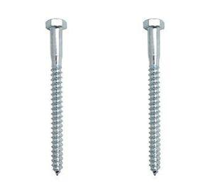 Tirafondo 3/8x4 1/2’’ cabeza hexagonal gris. Easy Fix