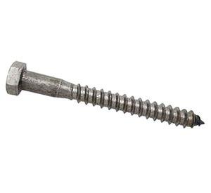 Tirafondo 3/8x3 1/2’’ cabeza hexagonal gris. Vhe
