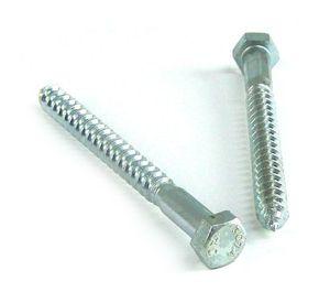 Tirafondo cabeza hexagonal 3/8x4 zb 2un. Easy Fix