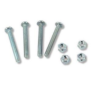 Perno cocina ranura combinada con tuerca zb. 1/4'' x 2''. Easy Fix