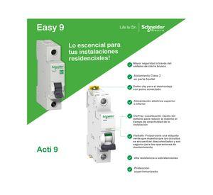 Interruptor termomagnético 16A Easy 9 Schneider.