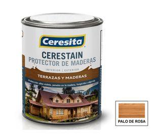 Protector de madera 1/4 galón cerestain palo rosa mate ceresita