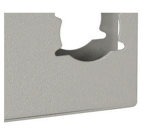 Caja metálica para soldar cerradura sobreponer gris Poli