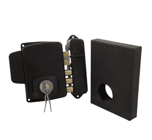 Cerradura sobreponer eléctrica 2150 negro Scanavini
