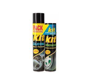 Silicona 420 ml + renovador neumáticos 360 ml Kit