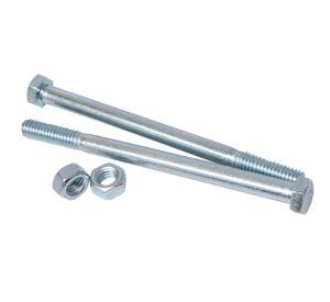 Perno hexagonal G2 5/16x41/2 z con tuerca bolsa 4 unidades Imporper.