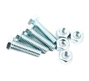 Perno hexagonal G2 nc 1/4x1 z con tuerca b4 Imporper