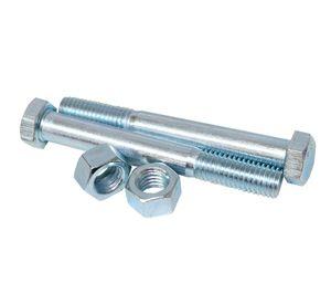 Perno hexagonal G2 1/2x4 zinc con tuerca bolsa 2 unidades Imporper