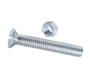 Perno ranura combinada 1/4x1 con tuerca b4 Imporper