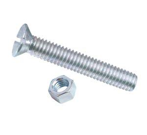 Perno ranura combinada 1/4x11/2 con tuerca b4 Imporper