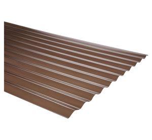 Premium 0,7x810x3000 mm policarbonato bronce ondulado Femoglas