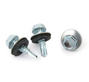 Tornillo autoperforante hexagonal 10x3/4’’ con golilla 300 unidades Mamut