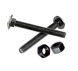 Perno Coche 5/16 x 4'' pavonado con tuerca 4 unidades Imporper