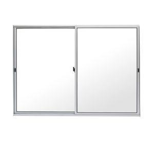 Ventana Aluminio 151x114 cm Corredera Curva Mate
