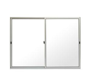 Ventana Aluminio 166X100 cm Corredera Curva Mate